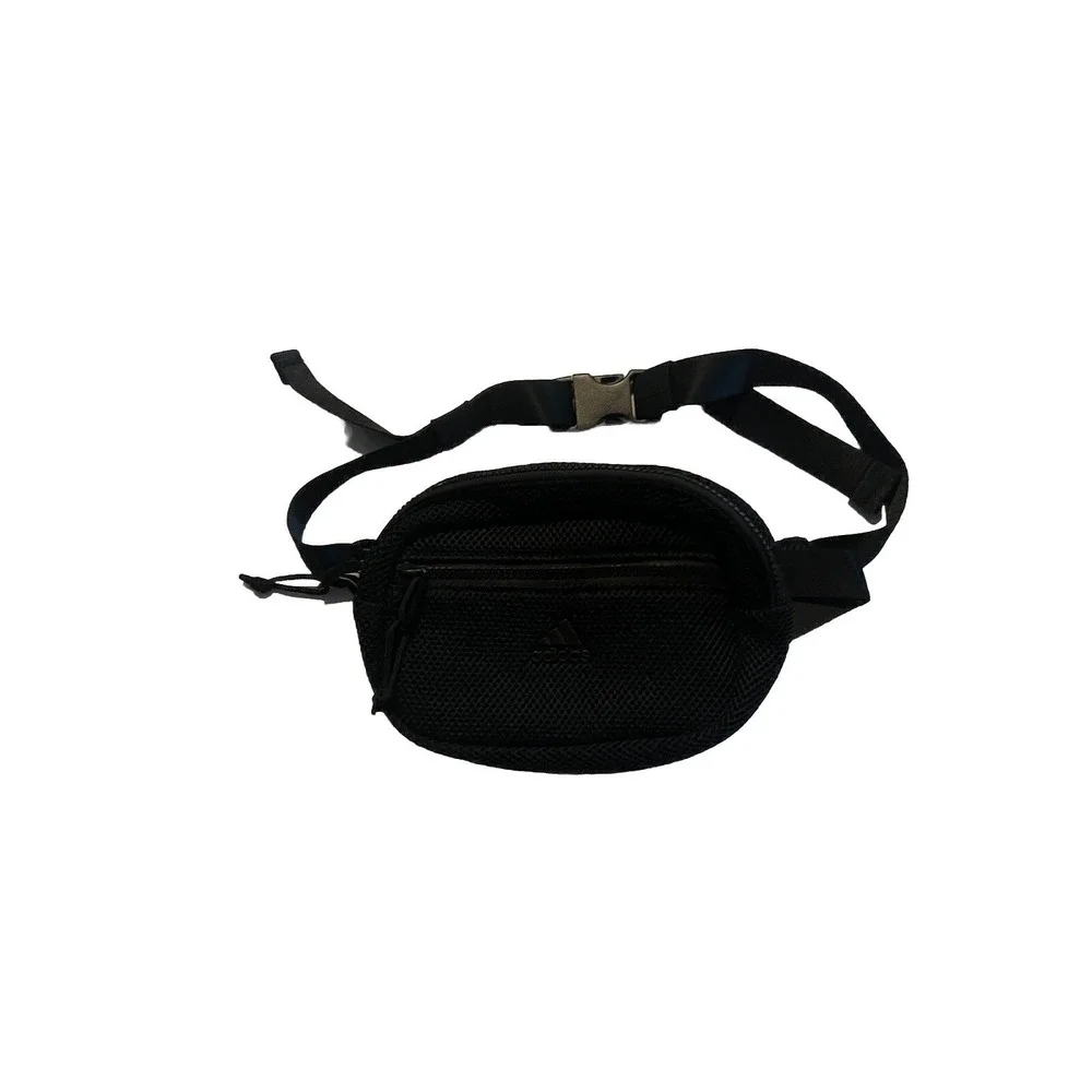 Adidas Air Mesh Waist Pack Training Bag Fanny Pack Black‎ New with Tag
